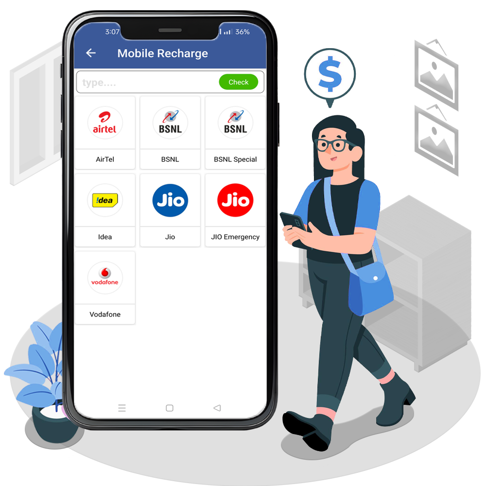 Mobile Recharge & मोबाइल रिचार्ज